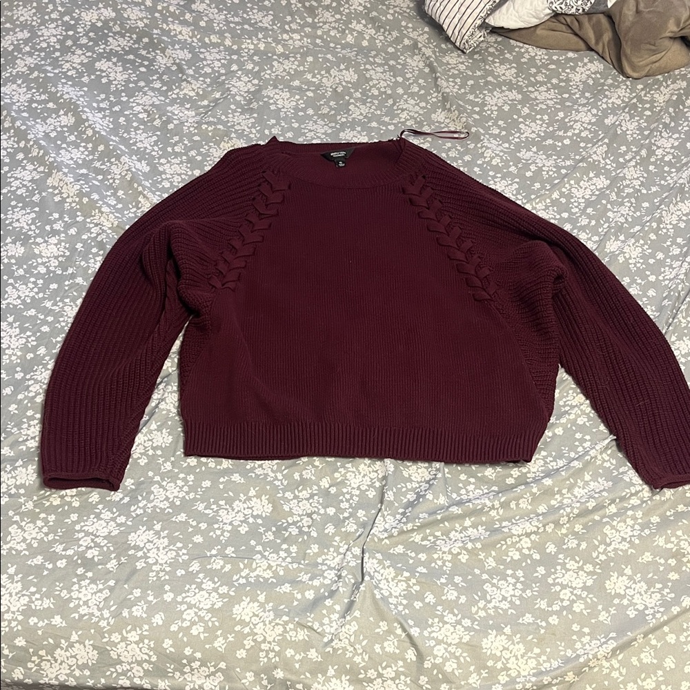 Women's Burgundy Sweater